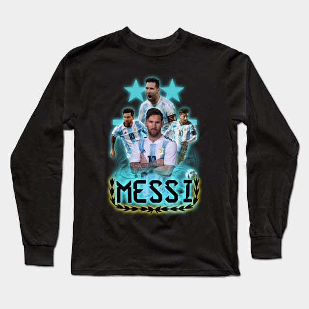 Messi Argentina FC Long Sleeve T-Shirt by 730